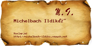 Michelbach Ildikó névjegykártya